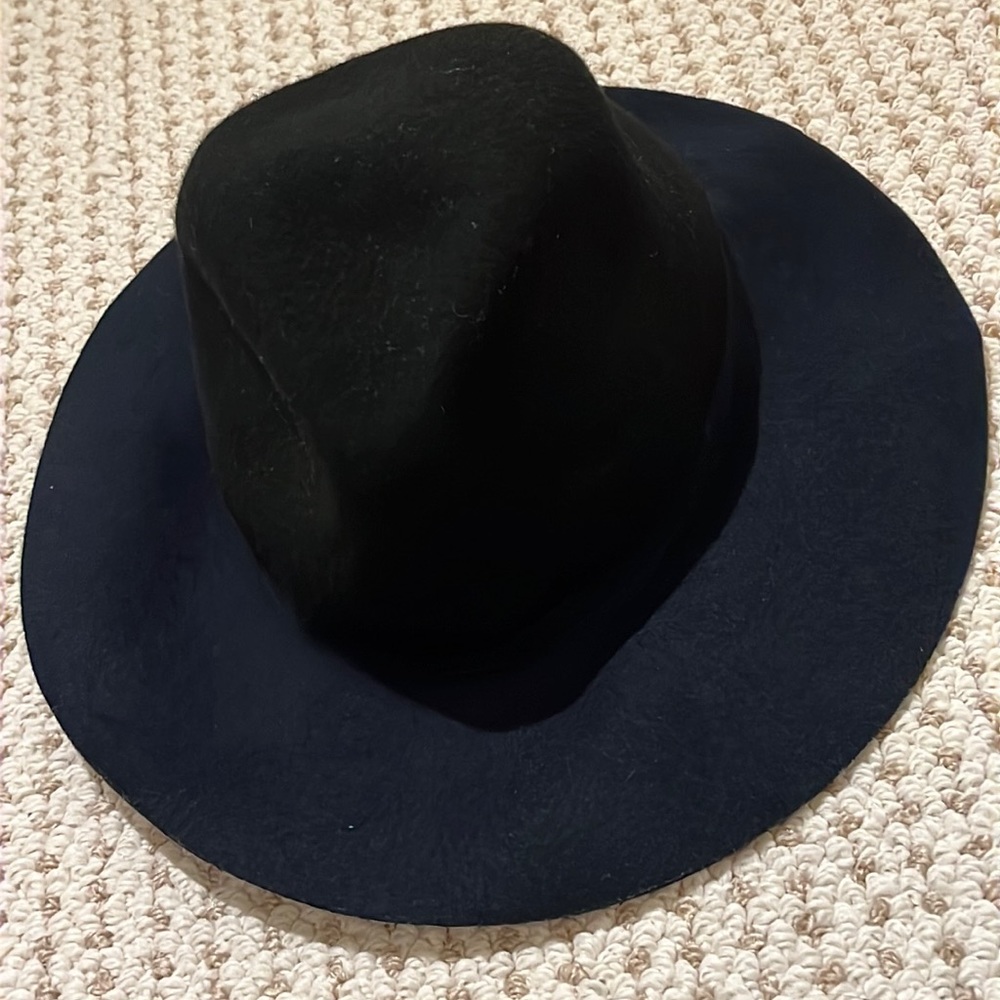 Amici Nordstrom Two Toned Wool Floppy Brim Hat